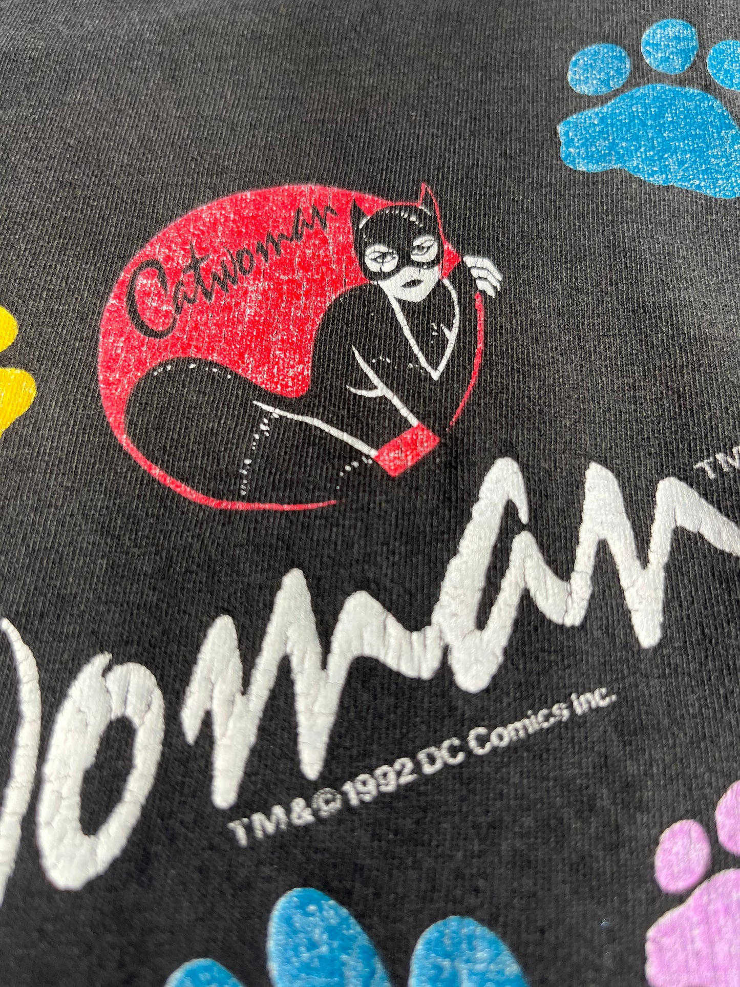 Vintage Catwoman T-Shirt 1992 DC Comics