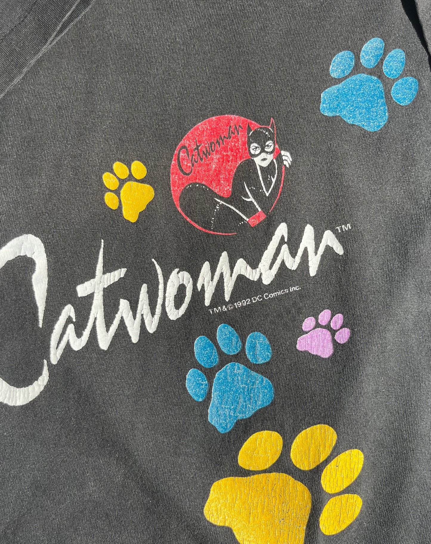 Vintage Catwoman T-Shirt 1992 DC Comics