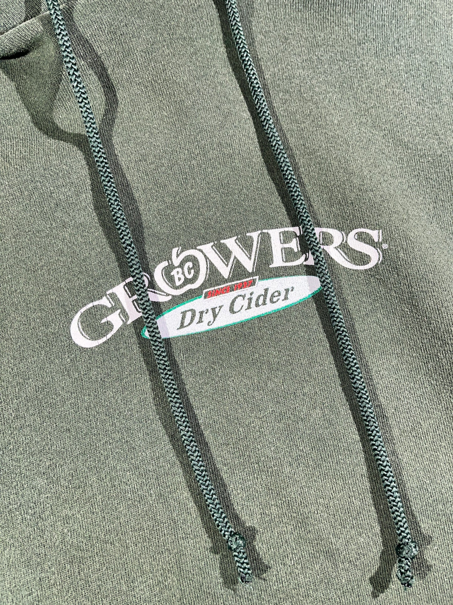 Vintage Growers Cider Hoodie Thick and Heavyweight
