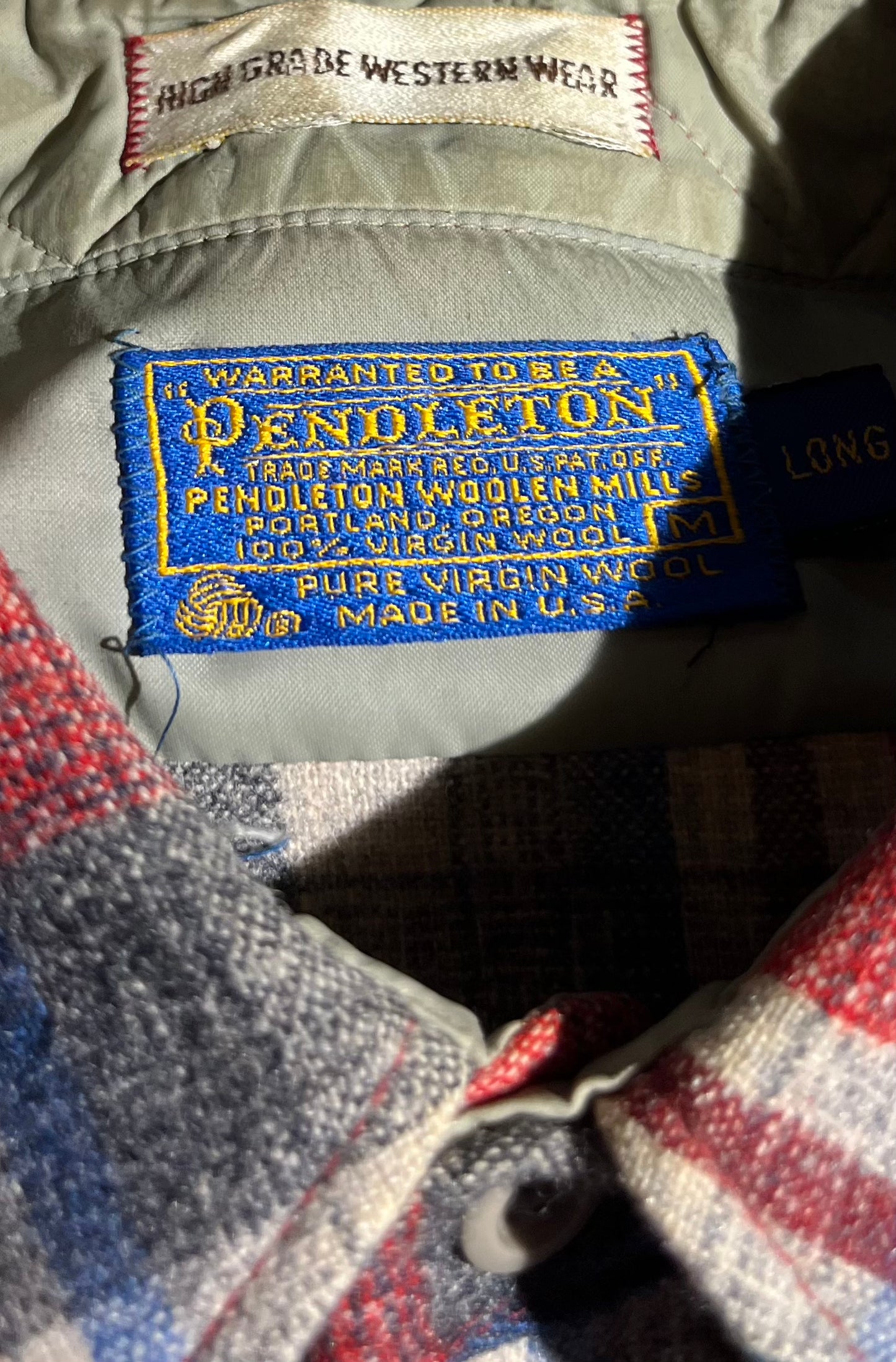 Vintage Pendleton Shirt Pearl Snaps Western
