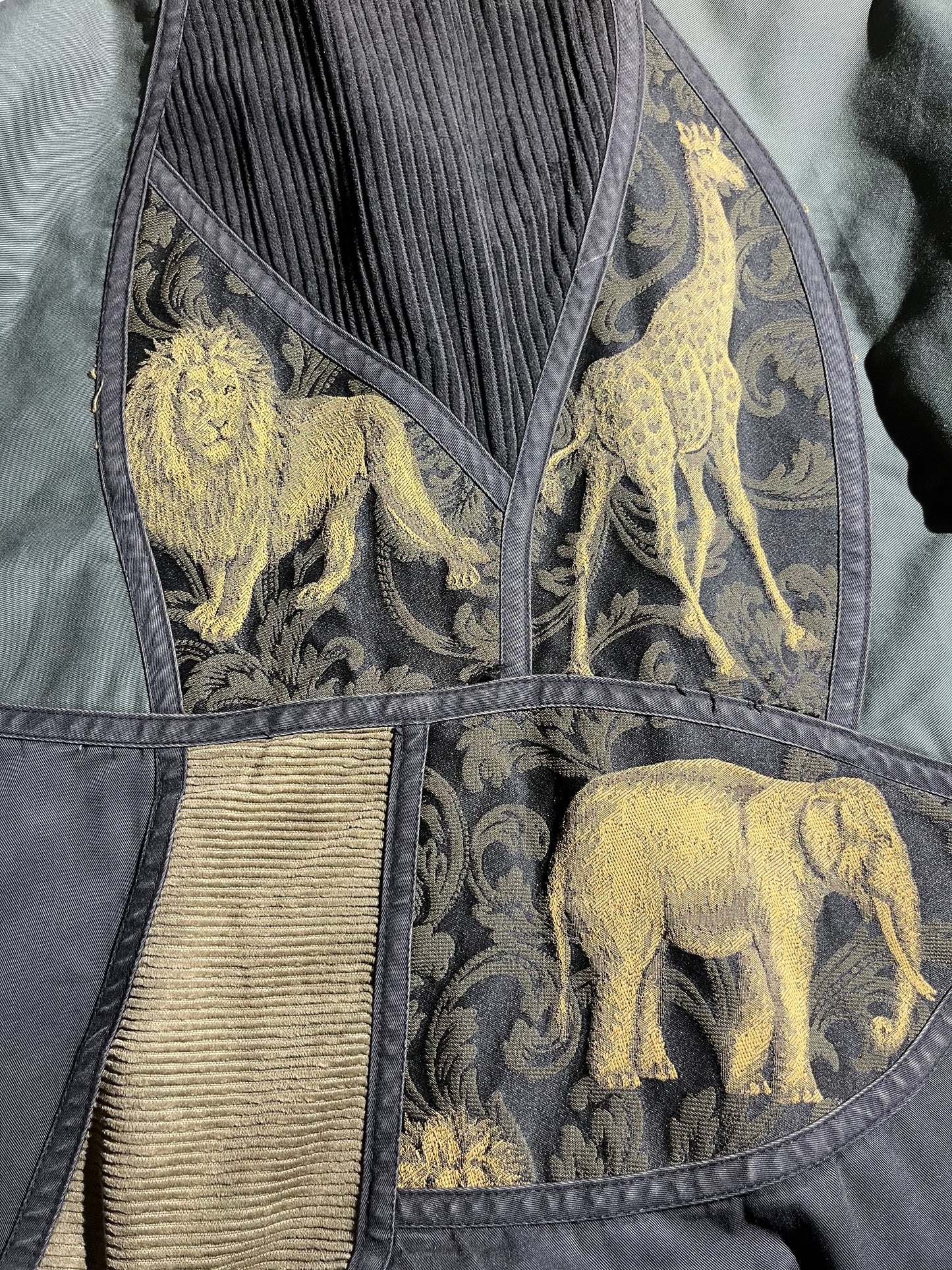 Vintage Jacket SOLVEIG Cape Town Safari Wearable Art Animal