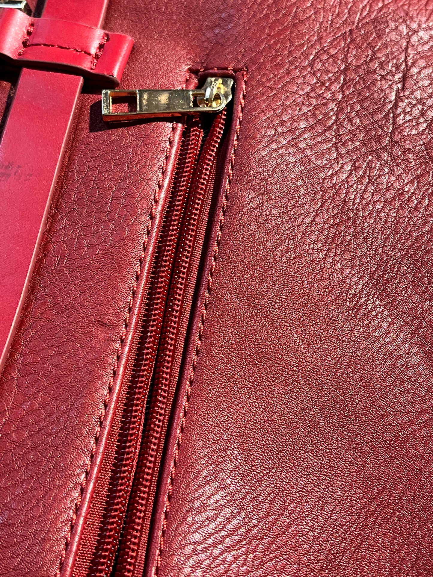 Vintage Michael Kors Bag MK Red Leather Purse