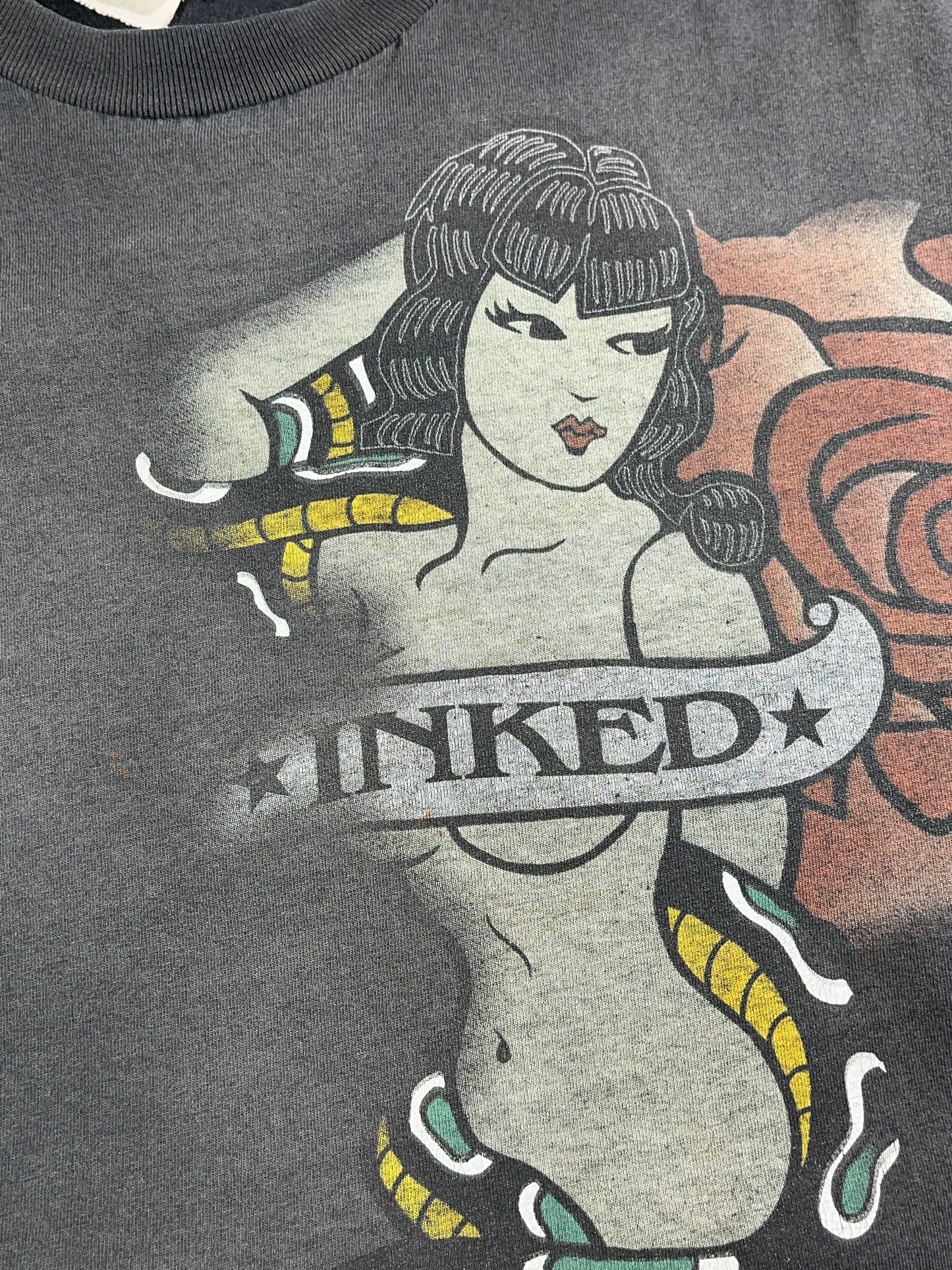 Vintage Inked T-Shirt Tattoo Art