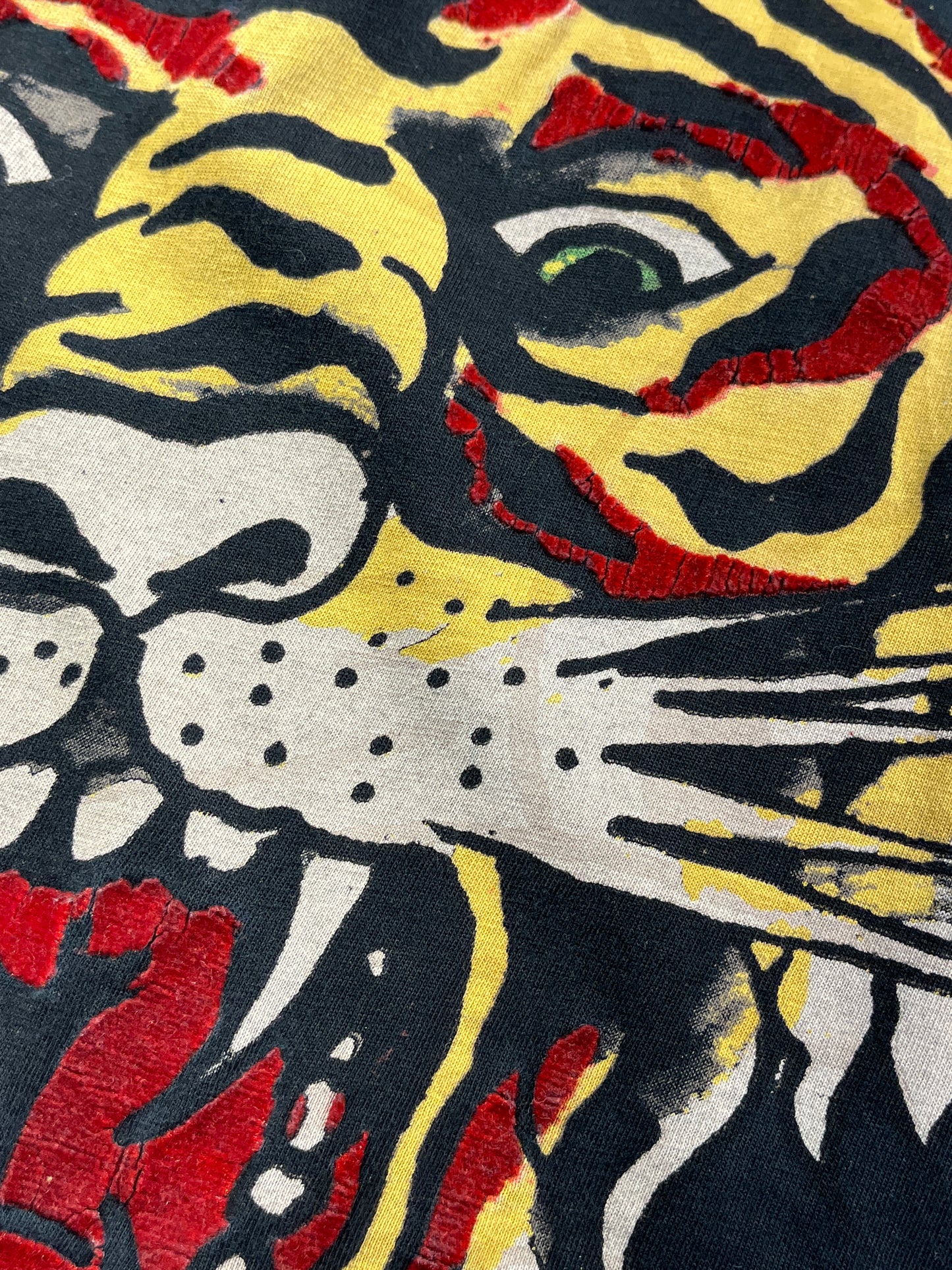 Vintage Ed Hardy T-Shirt Tiger Animal Tee Christian Audigier