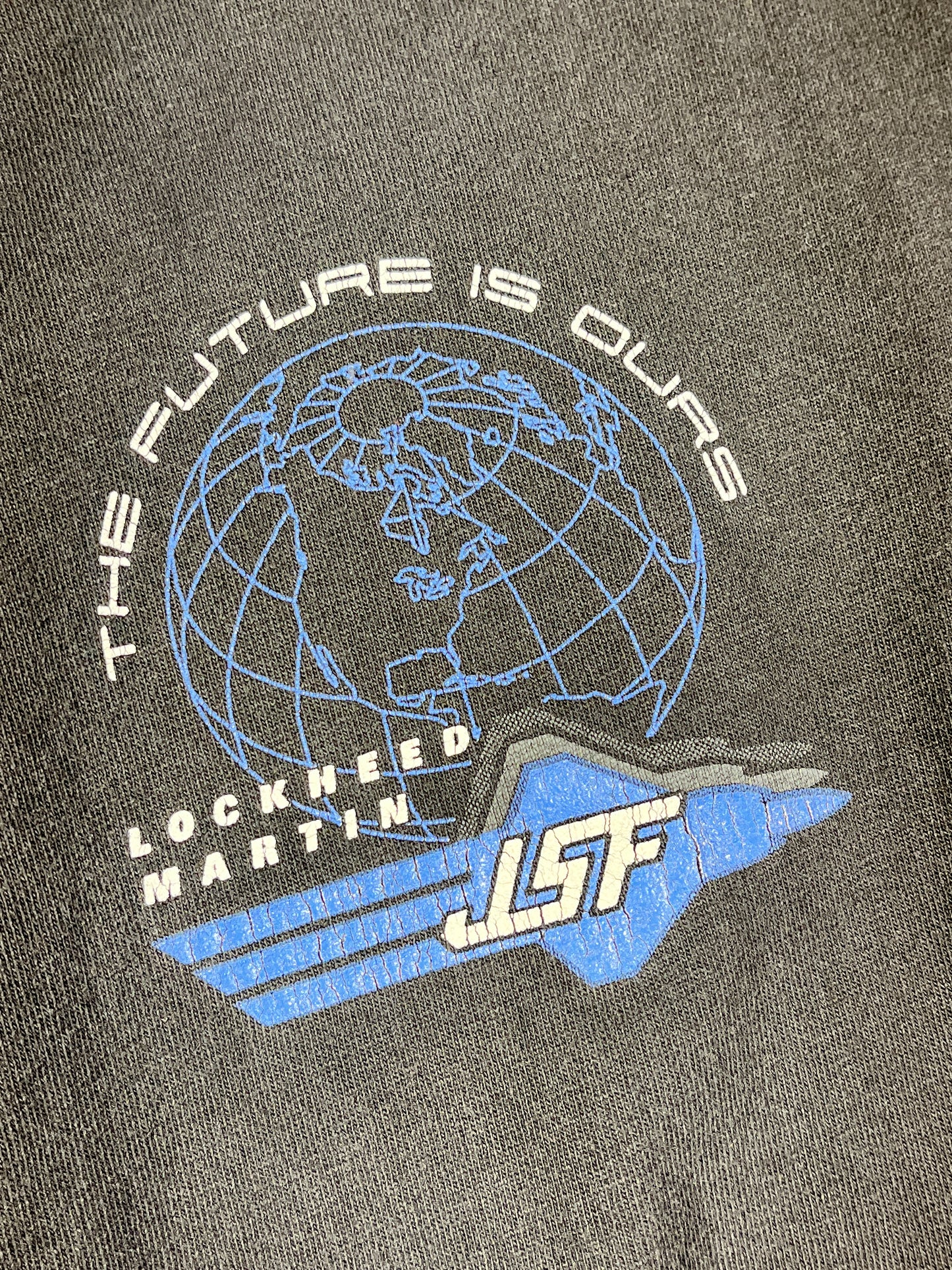 Vintage Fighter Jet T-Shirt Future is OURS Lockheed Martin X-35