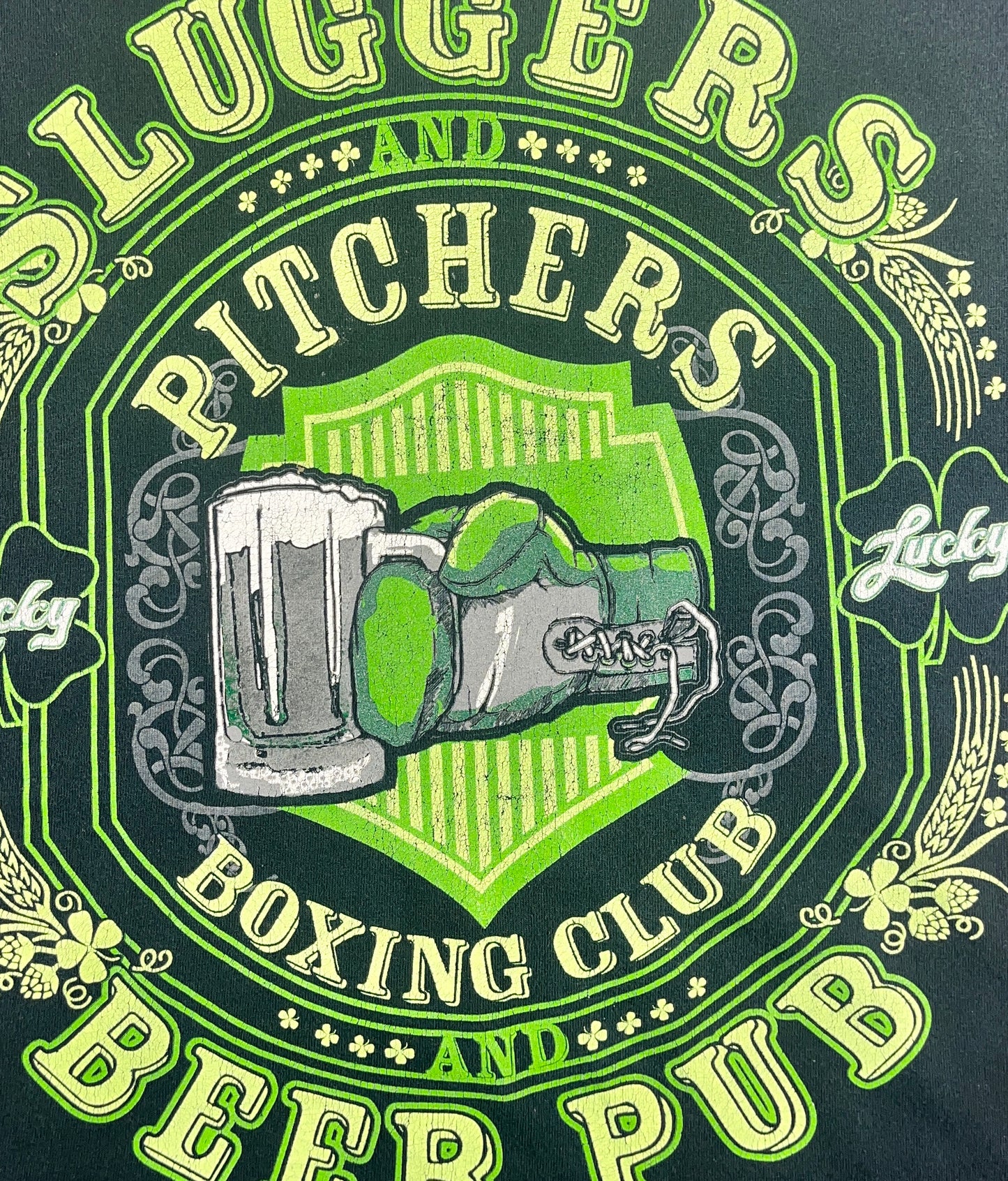 Vintage Sluggers and Pitchers T-Shirt Beer Pub