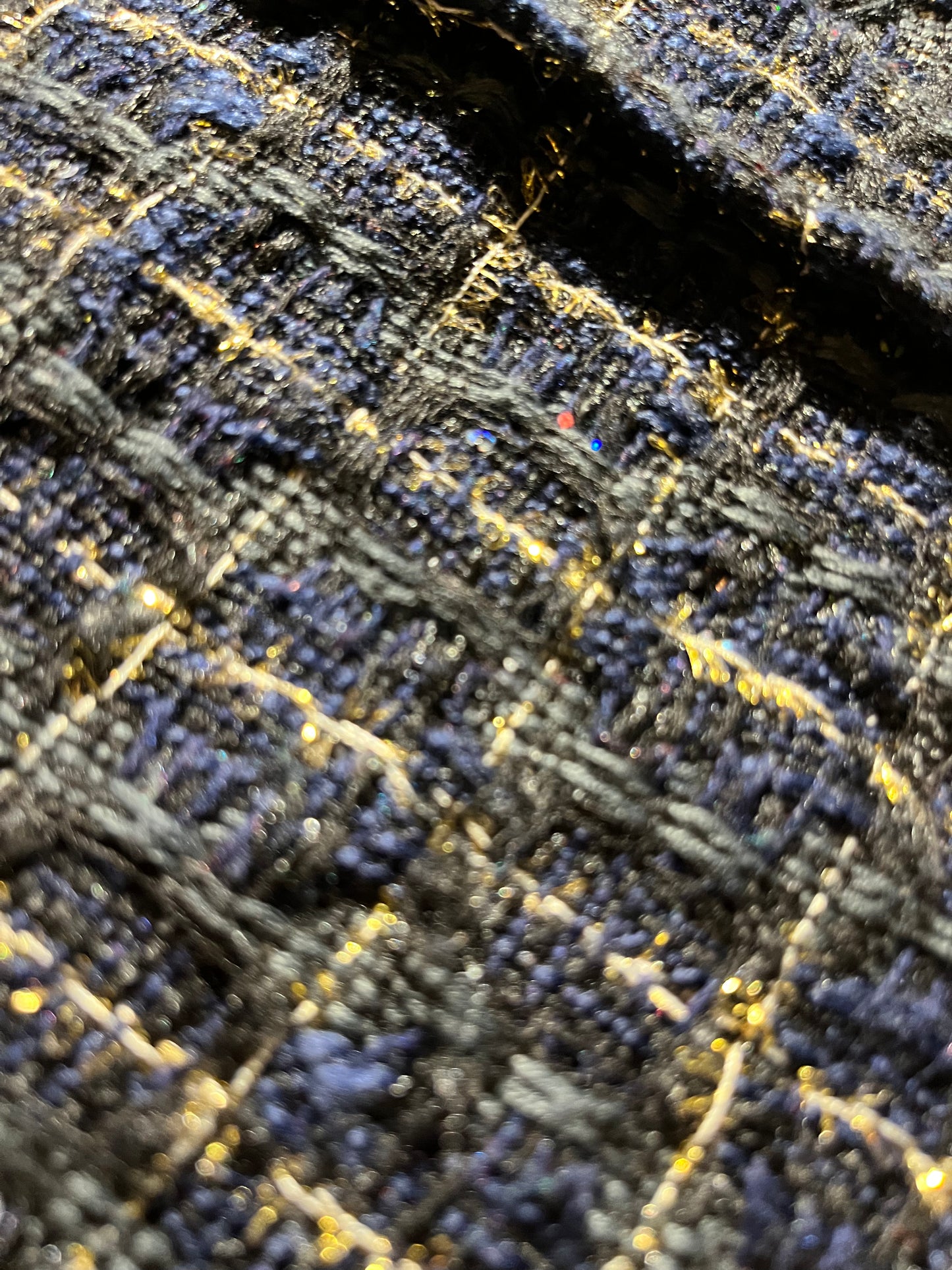 Vintage Faith Connection Jacket Sequin Tweed