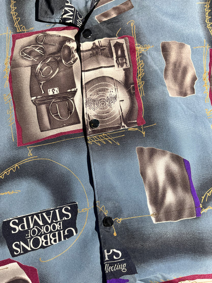 Vintage Silk Button Up Shirt Summer