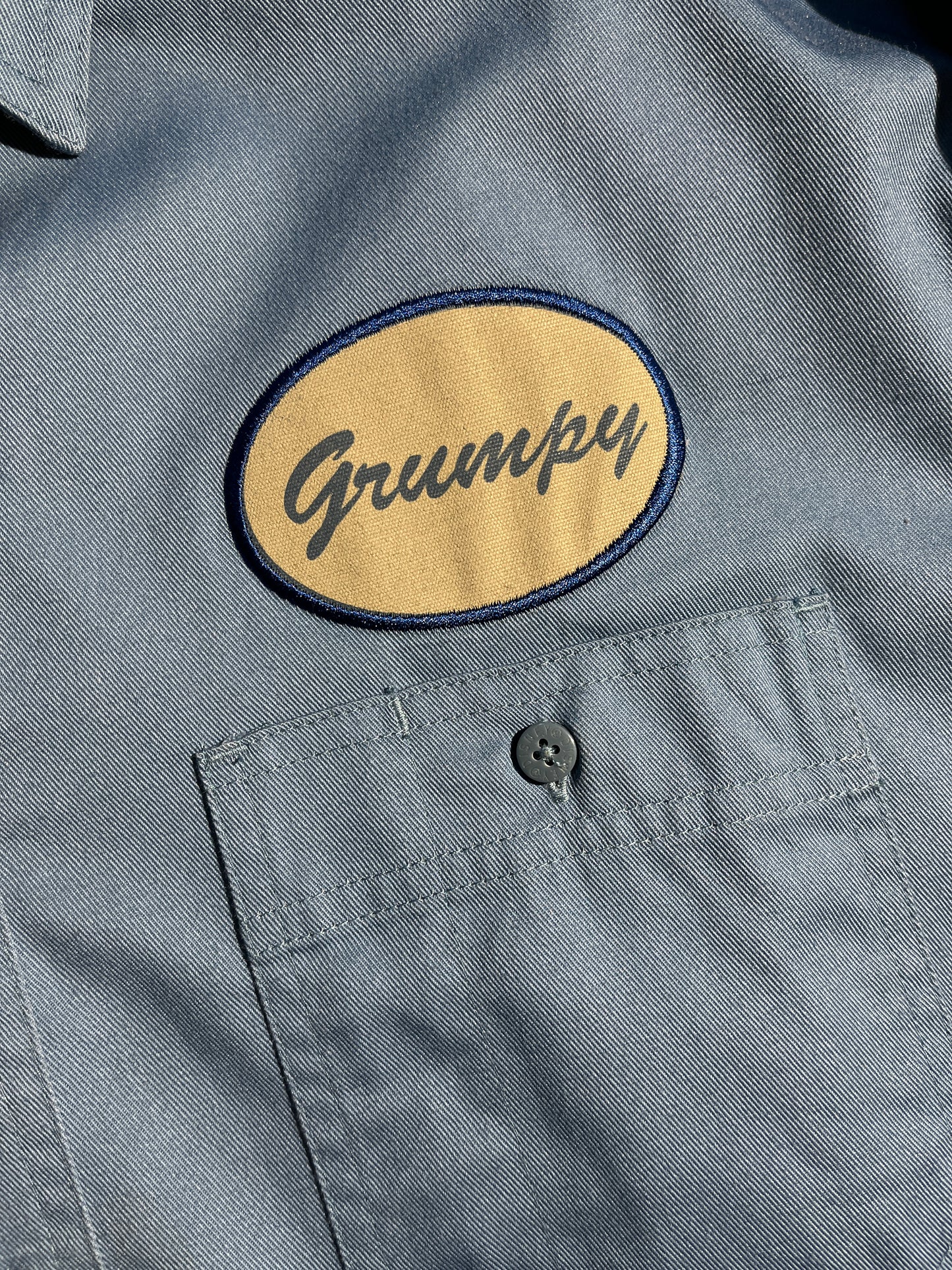 Vintage Grumpy Button Up Shirt GAS & GREASE