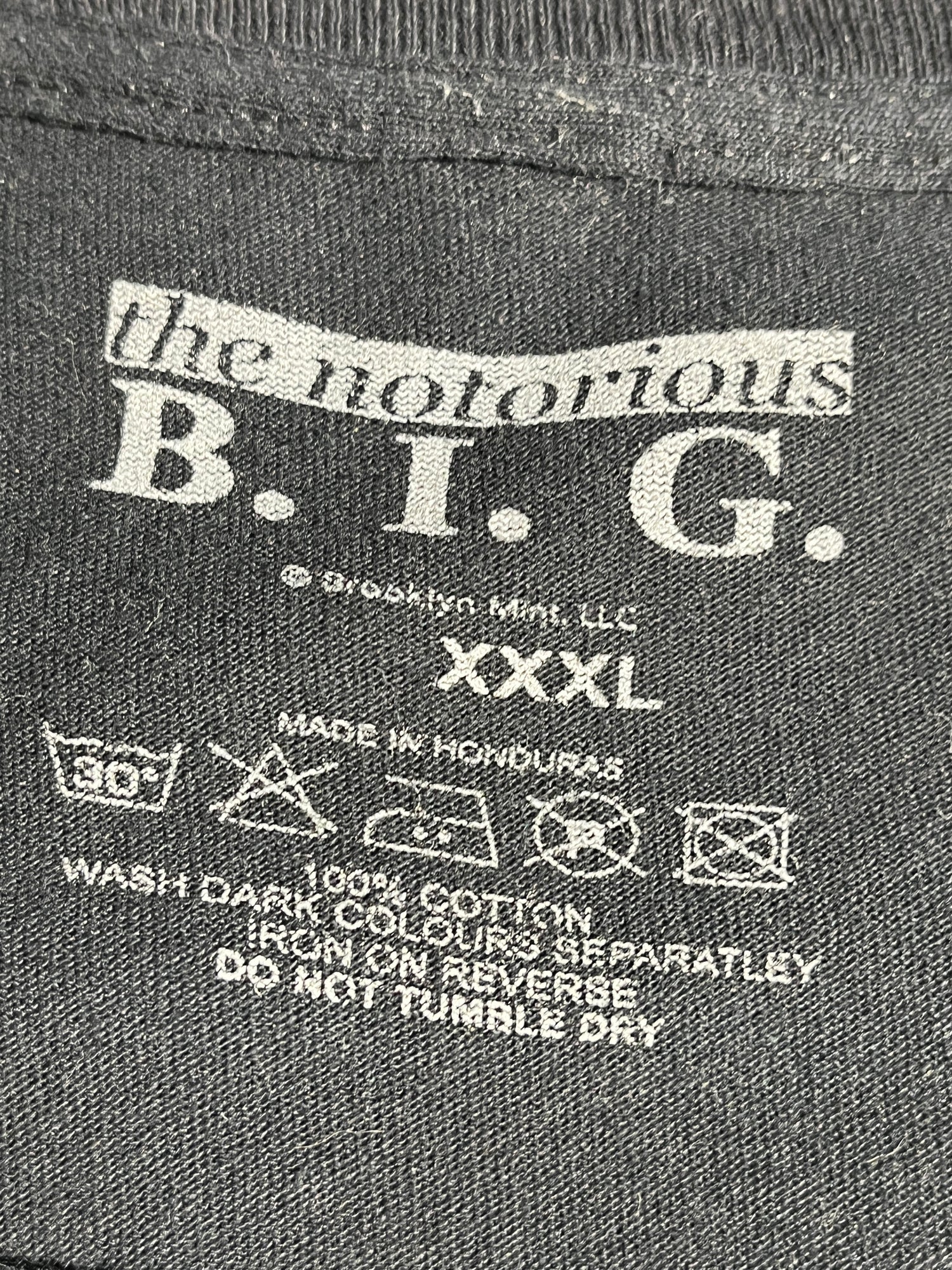Vintage Notorious BIG T Shirt Biggie Smalls Lyrics Dice Rap Tee
