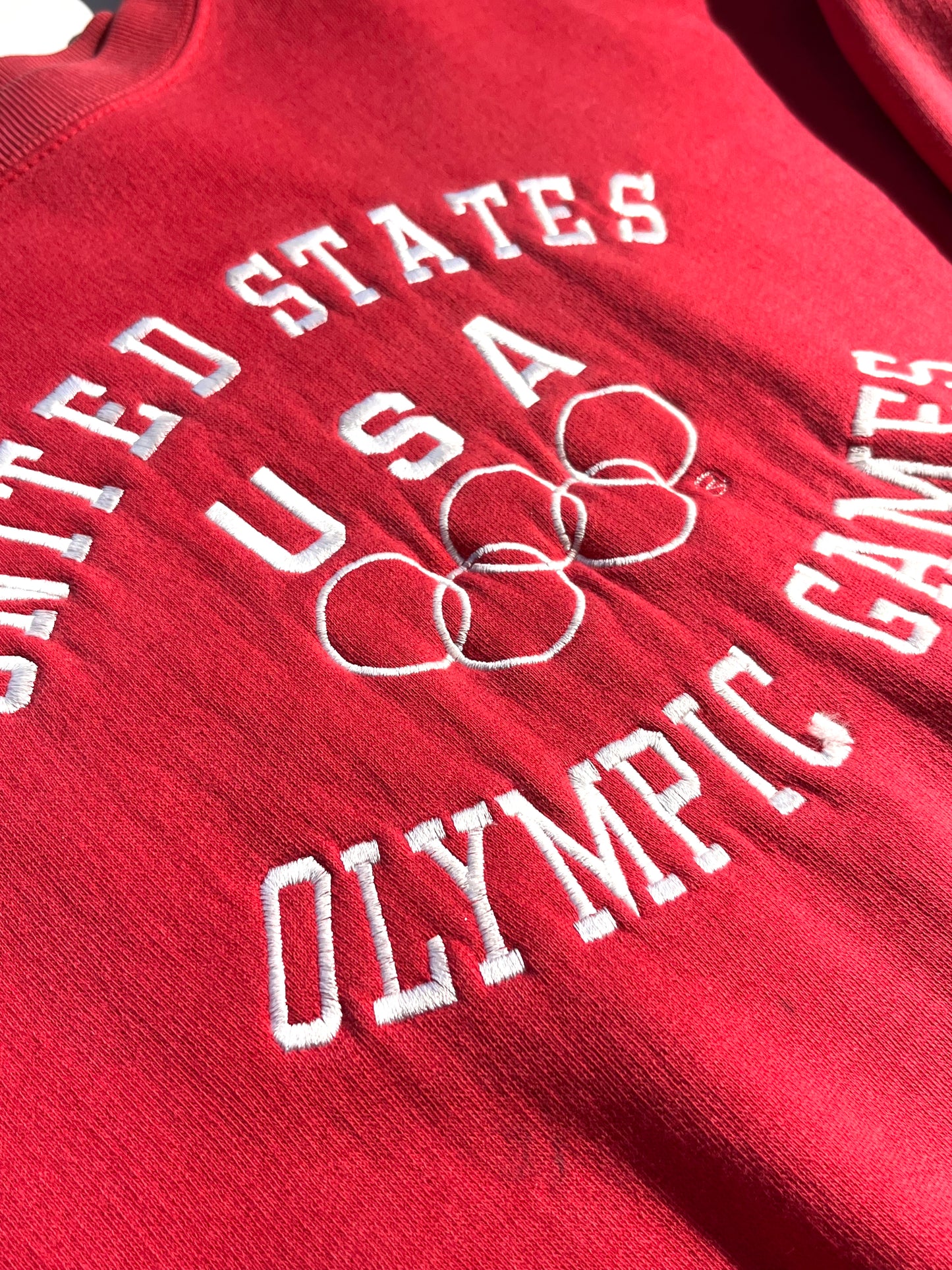 Vintage USA Olympics Crewneck Soft Embroidered