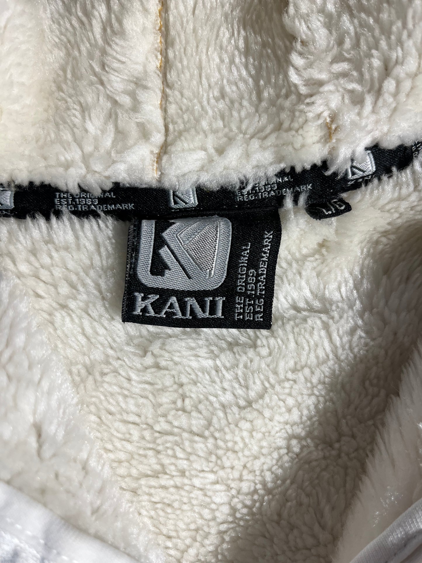 Vintage Karl Kani Hoodie Jacket Thick Fuzzy