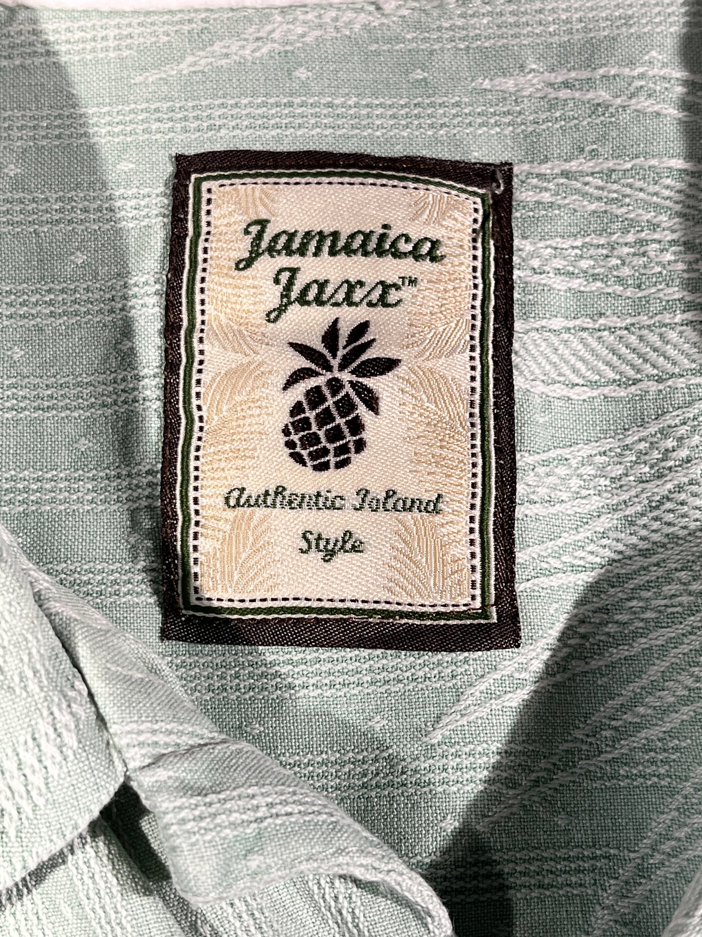 Vintage Jamaica Jaxx Button Up Hawaiian Shirt Soft
