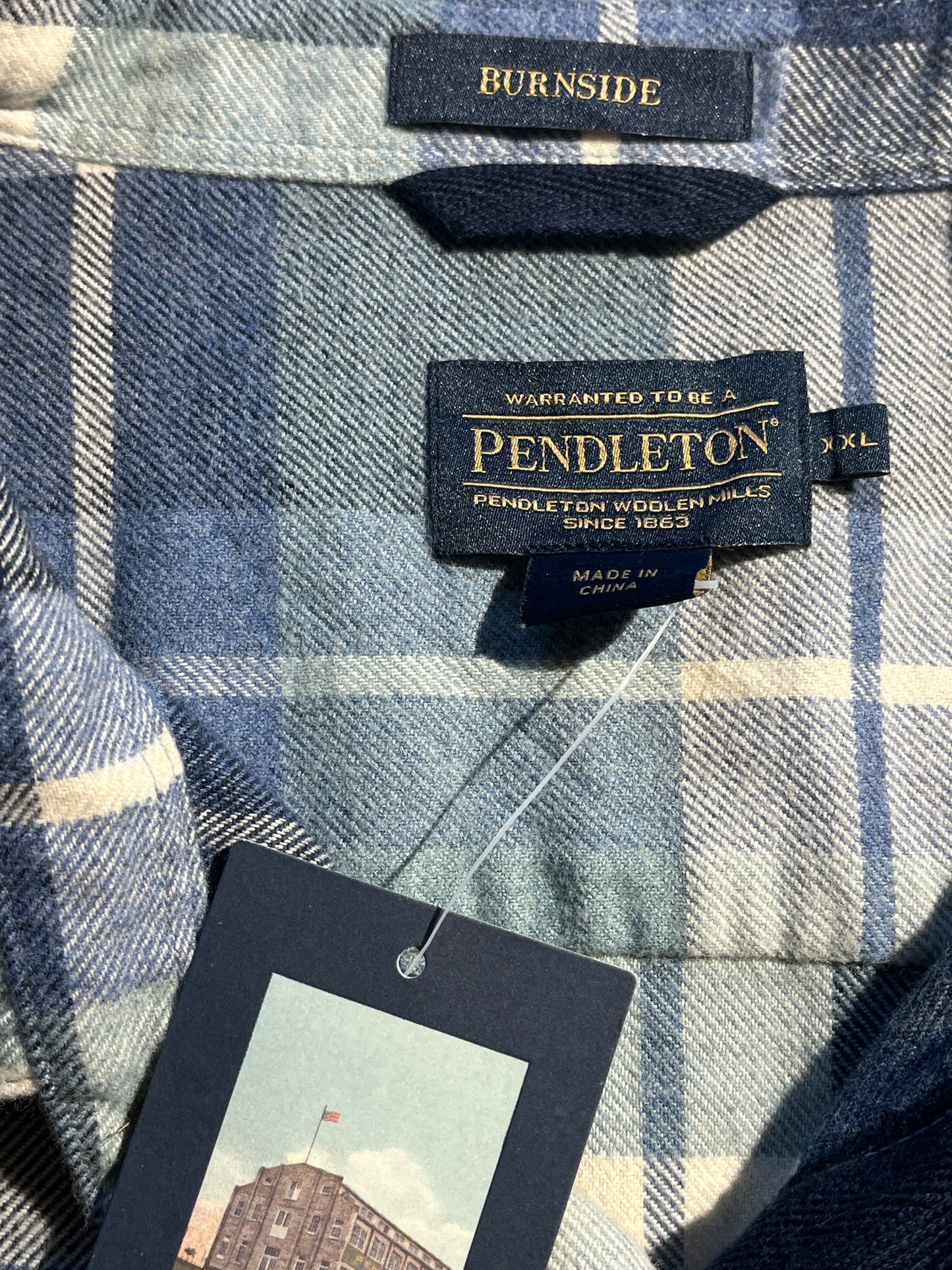 Vintage Pendleton Shirt Button Up Flannel Soft Deadstock