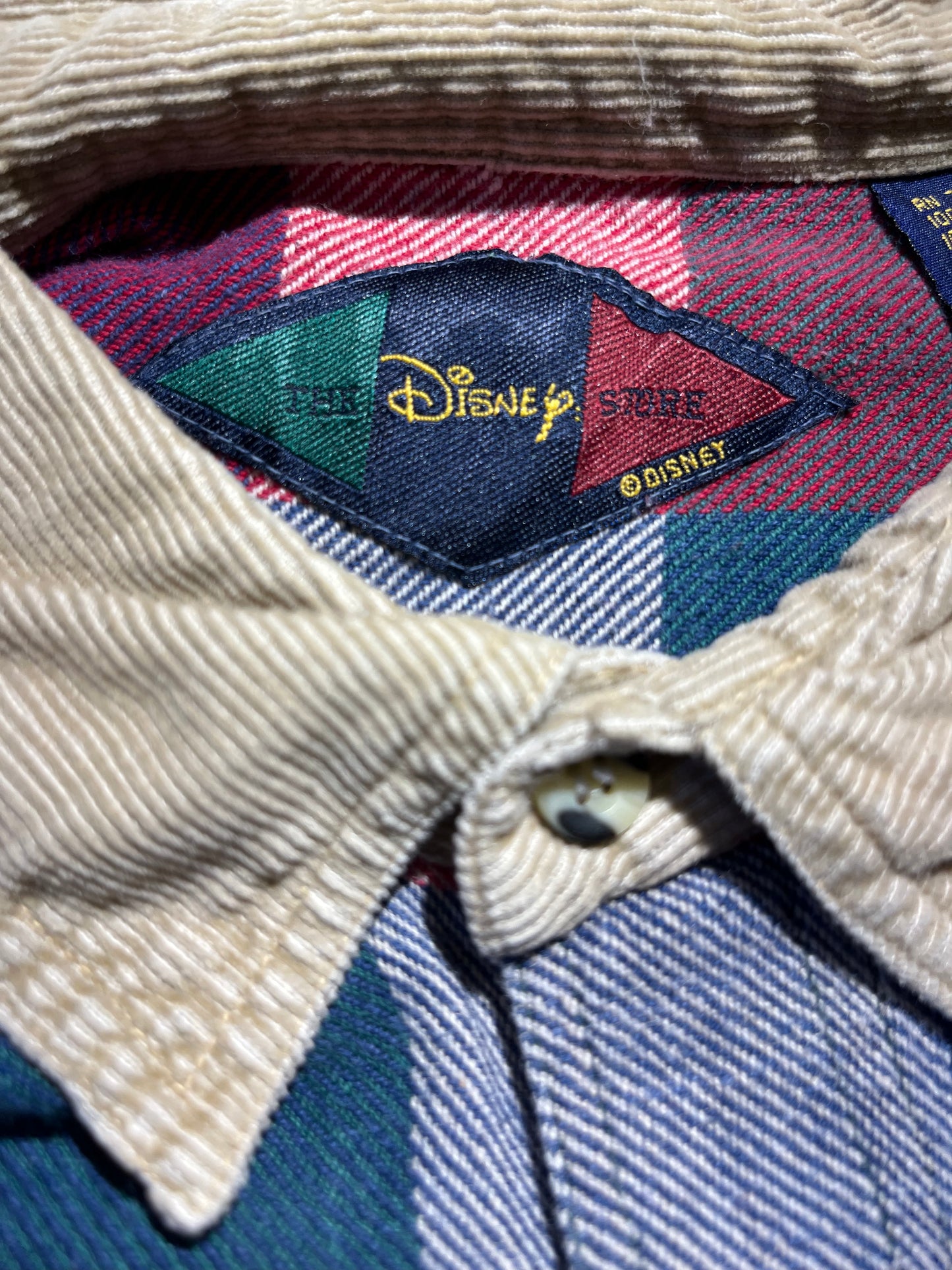 Vintage Pooh Flannel Shirt Disney Button Up