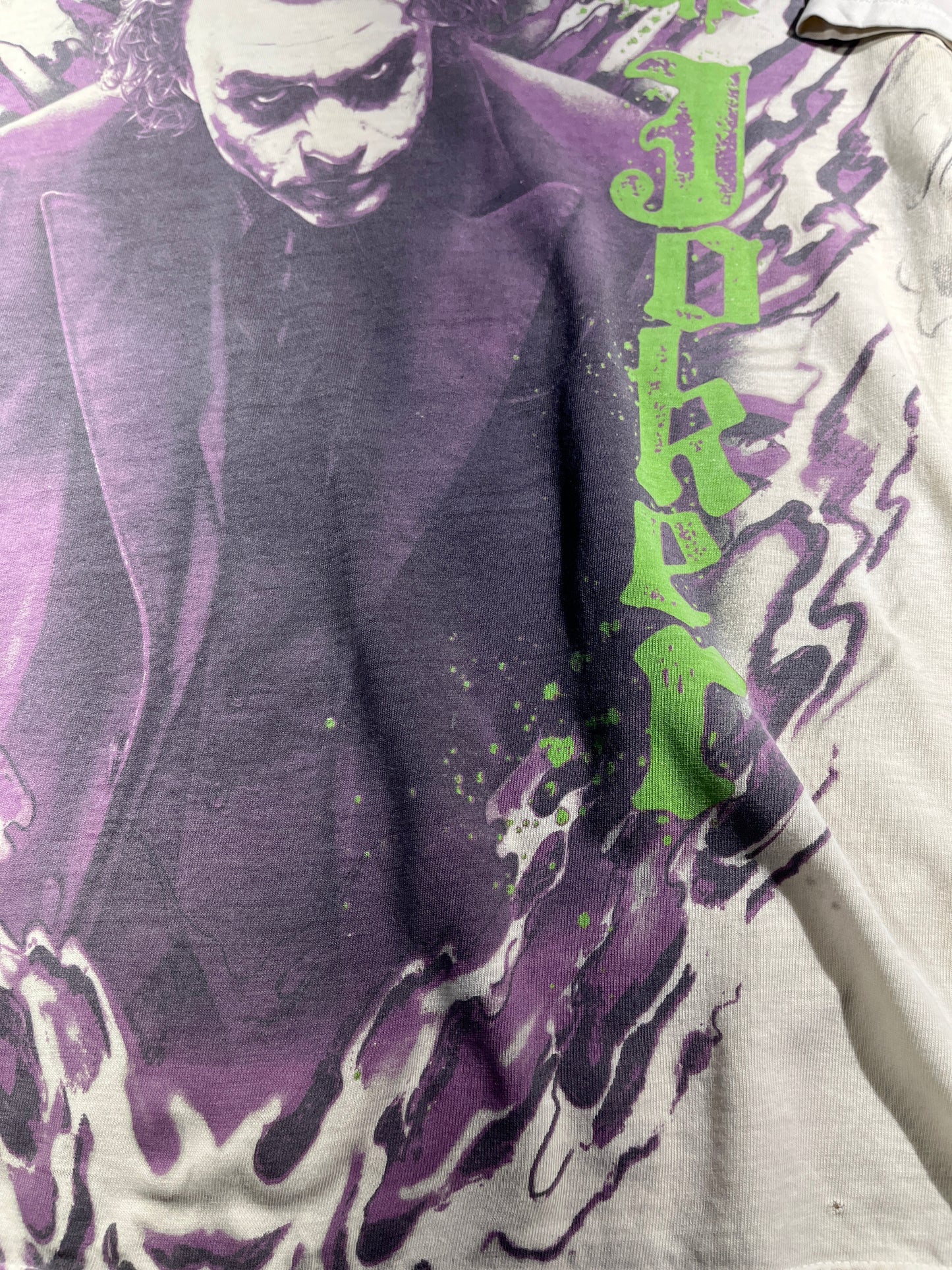 Vintage Joker T-Shirt The Dark Knight Heath Ledger