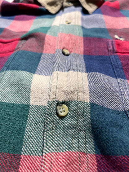 Vintage Pooh Flannel Shirt Disney Button Up