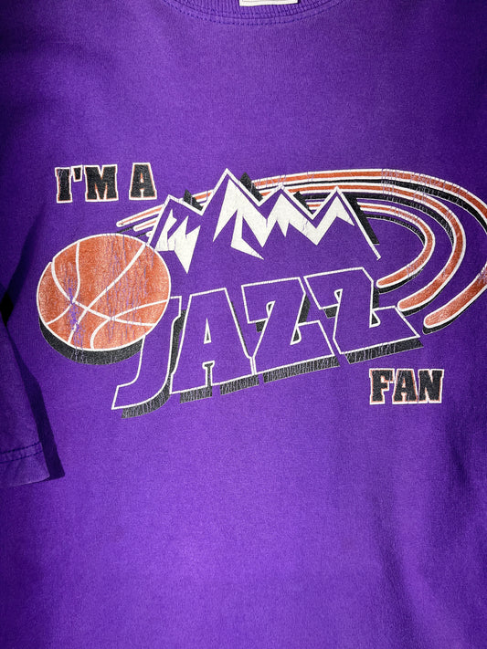Vintage Utah Jazz T-Shirt NBA Basketball