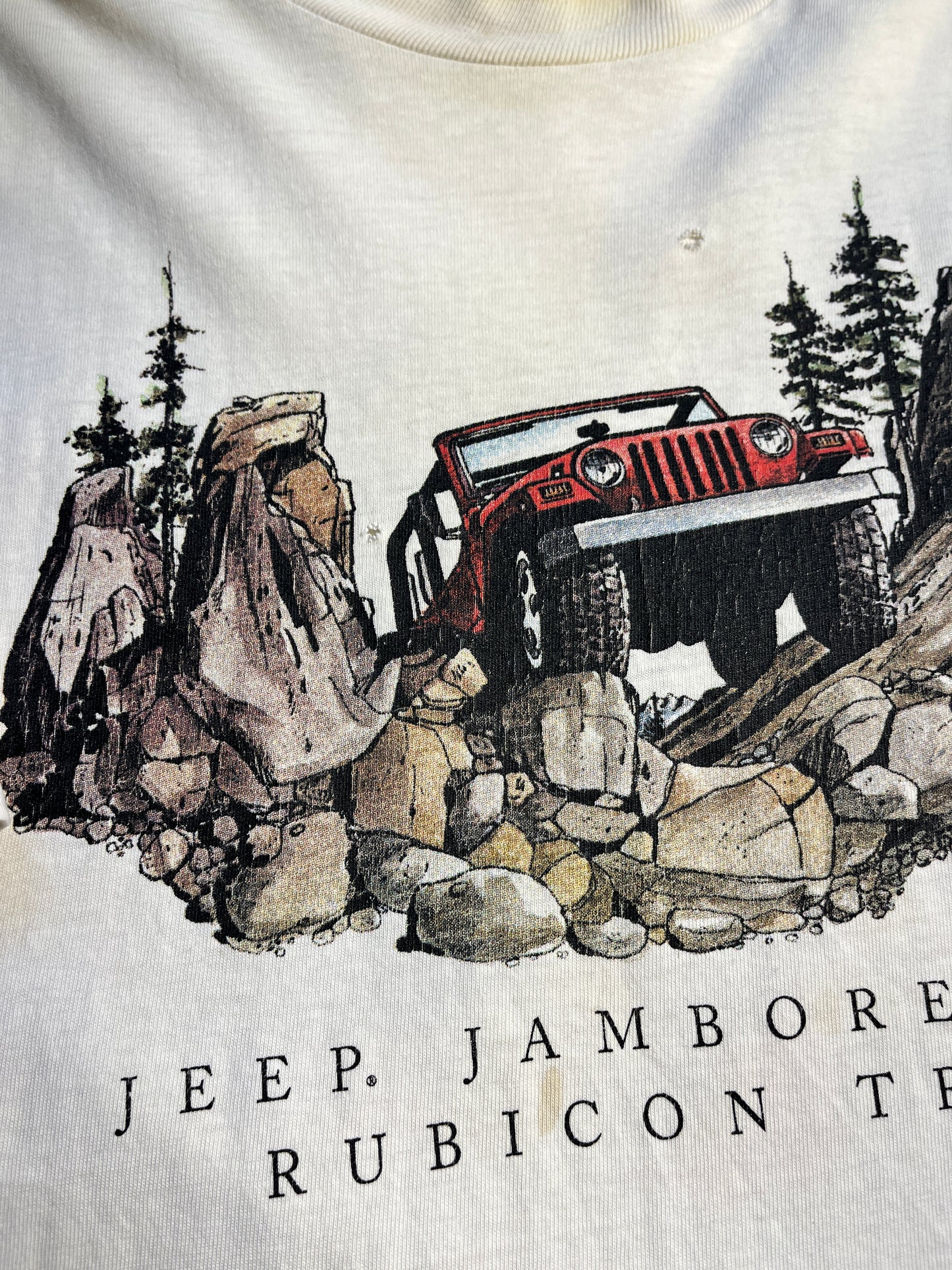 Vintage Jeep T-Shirt Jamboree Rubicon Trail