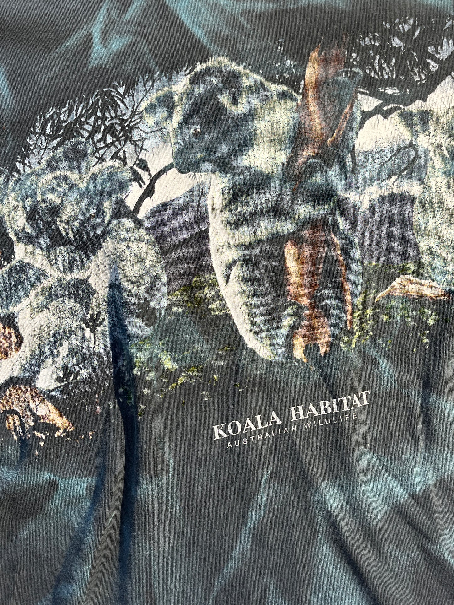 Vintage Koala T-Shirt Nature Cropped Animal Tee