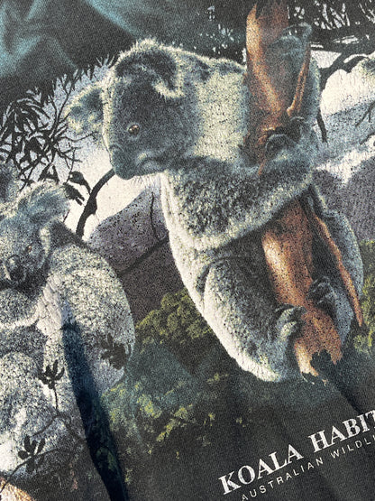 Vintage Koala T-Shirt Nature Cropped Animal Tee