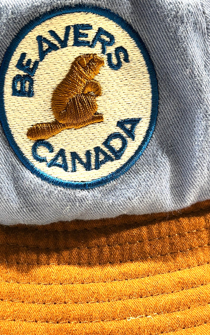 Vintage Beavers Bucket Hat Scouts Soft