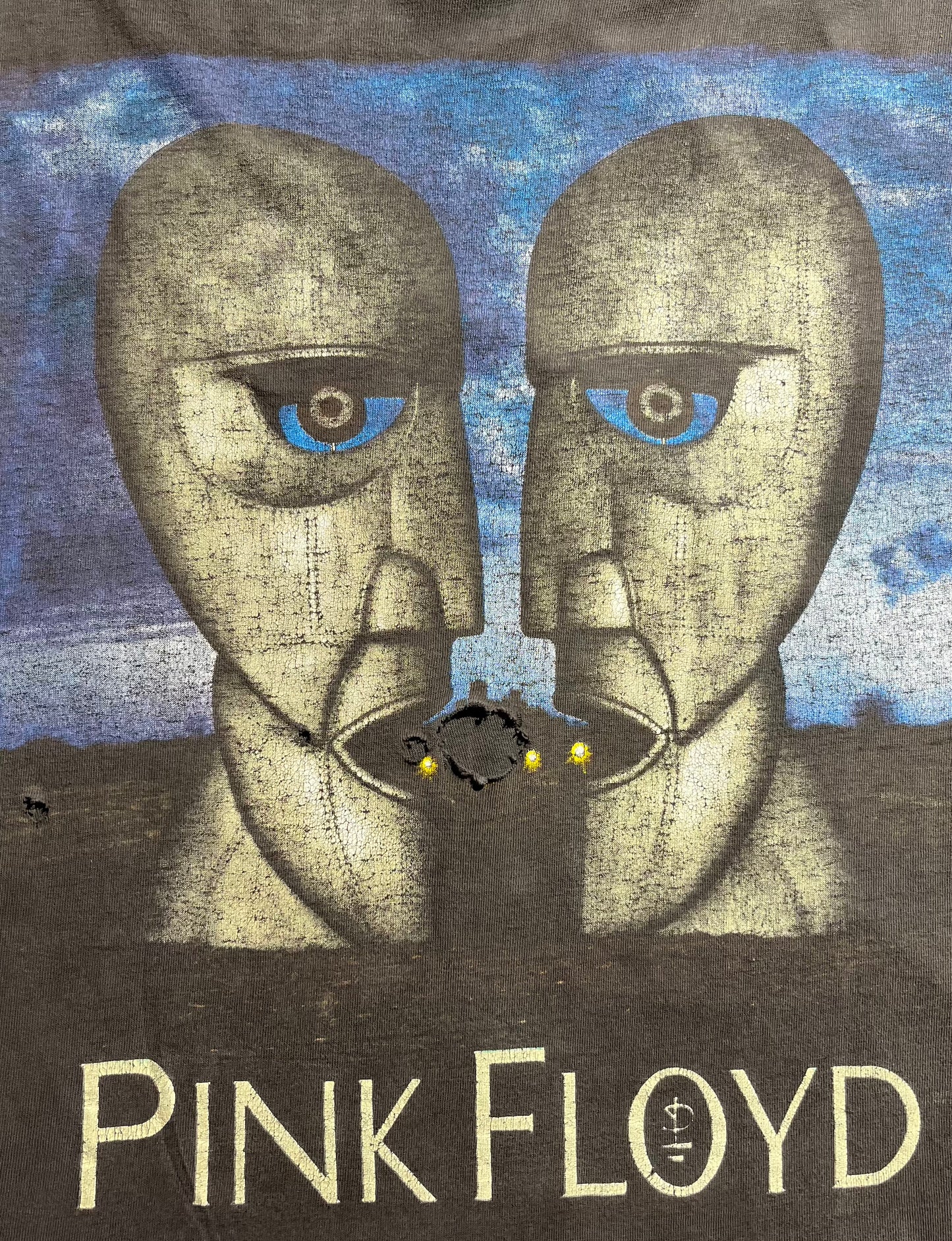 Distressed Grail Rare Vintage Pink Floyd 90s Band T-shirt North American Tour 1994 Black Tour Tee L