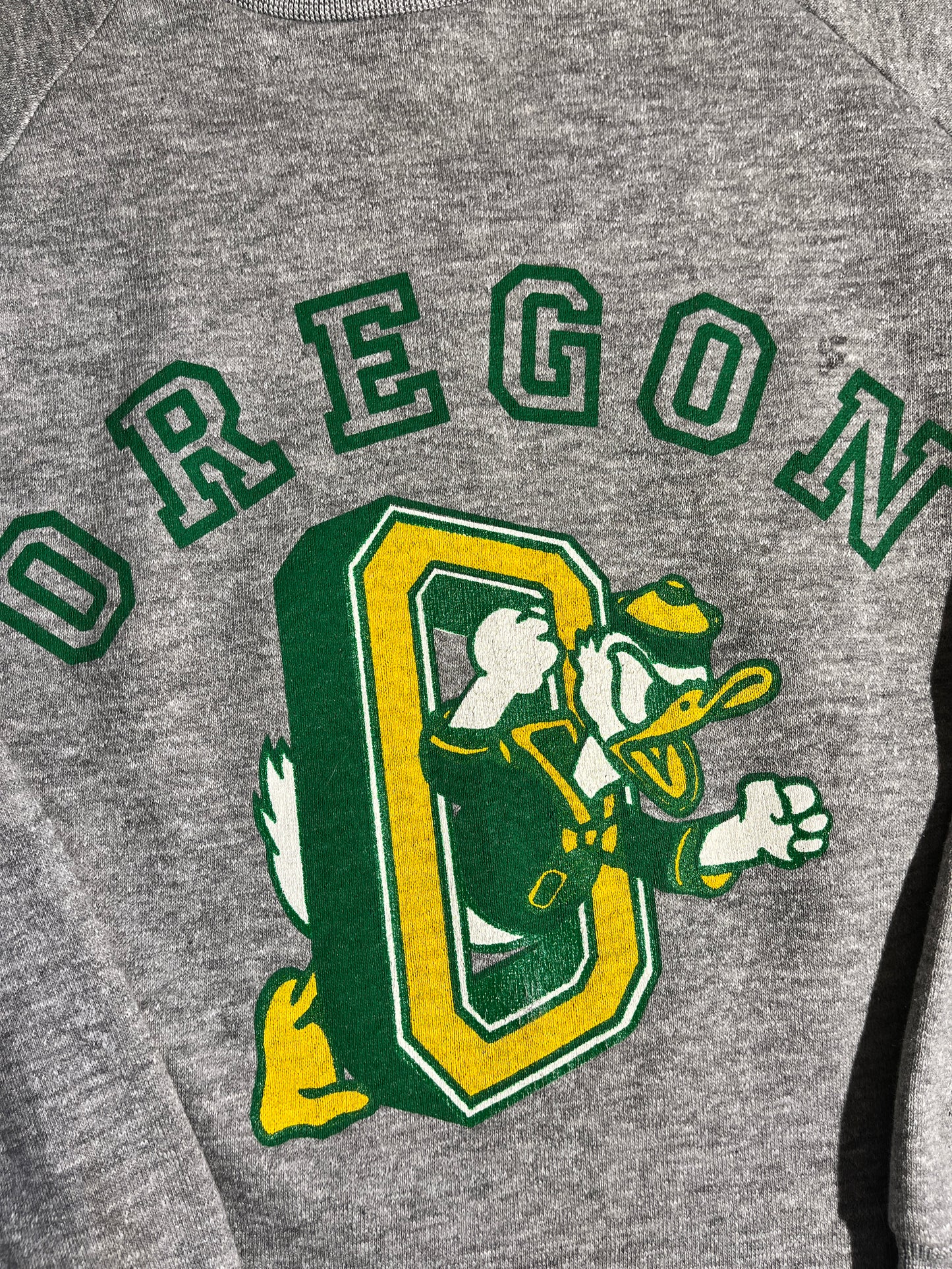Vintage Cropped Oregon Ducks Sweatshirt Crewneck