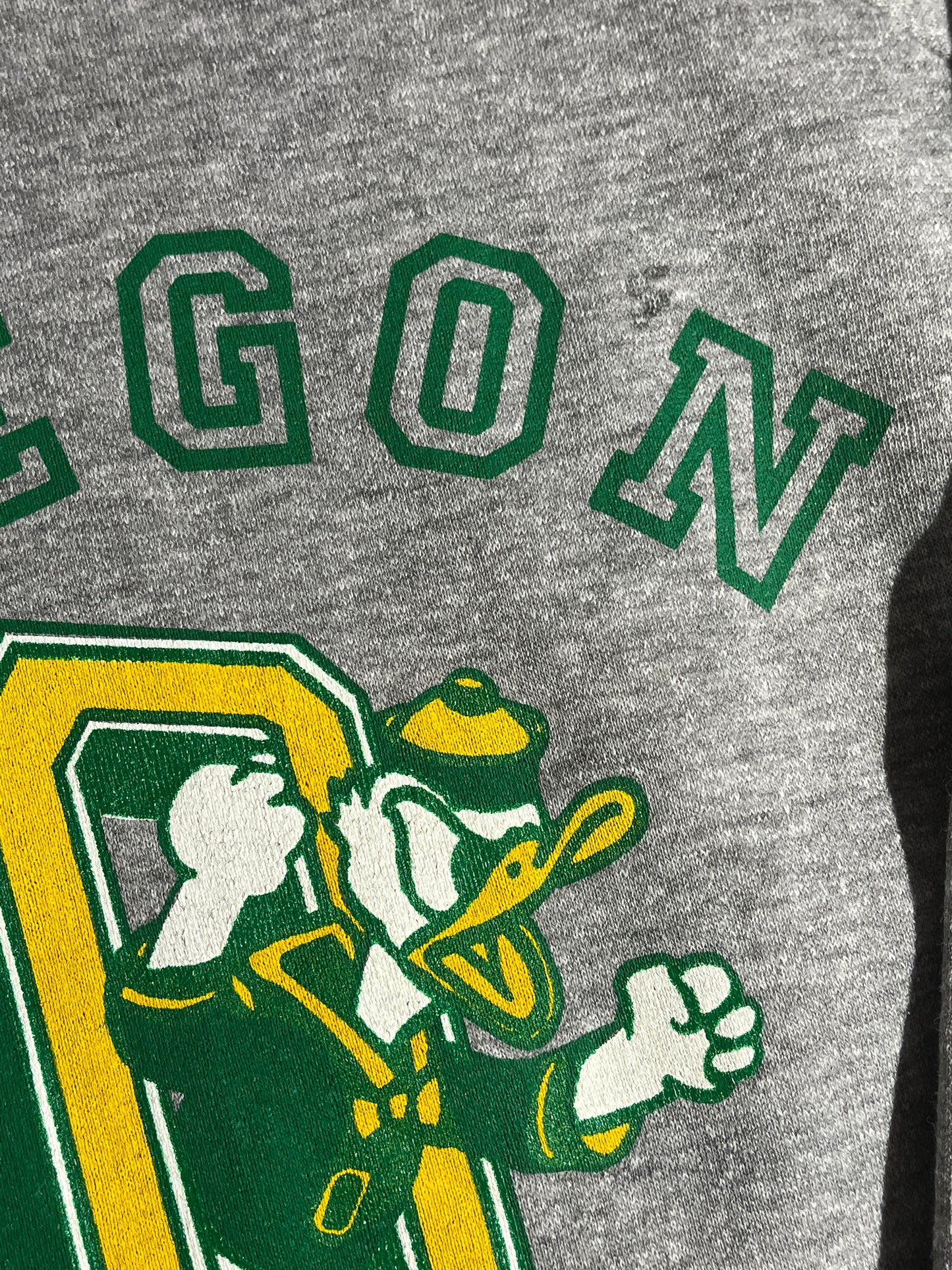 Vintage Cropped Oregon Ducks Sweatshirt Crewneck