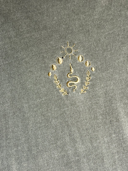 Vintage Snake T-Shirt Embroidered