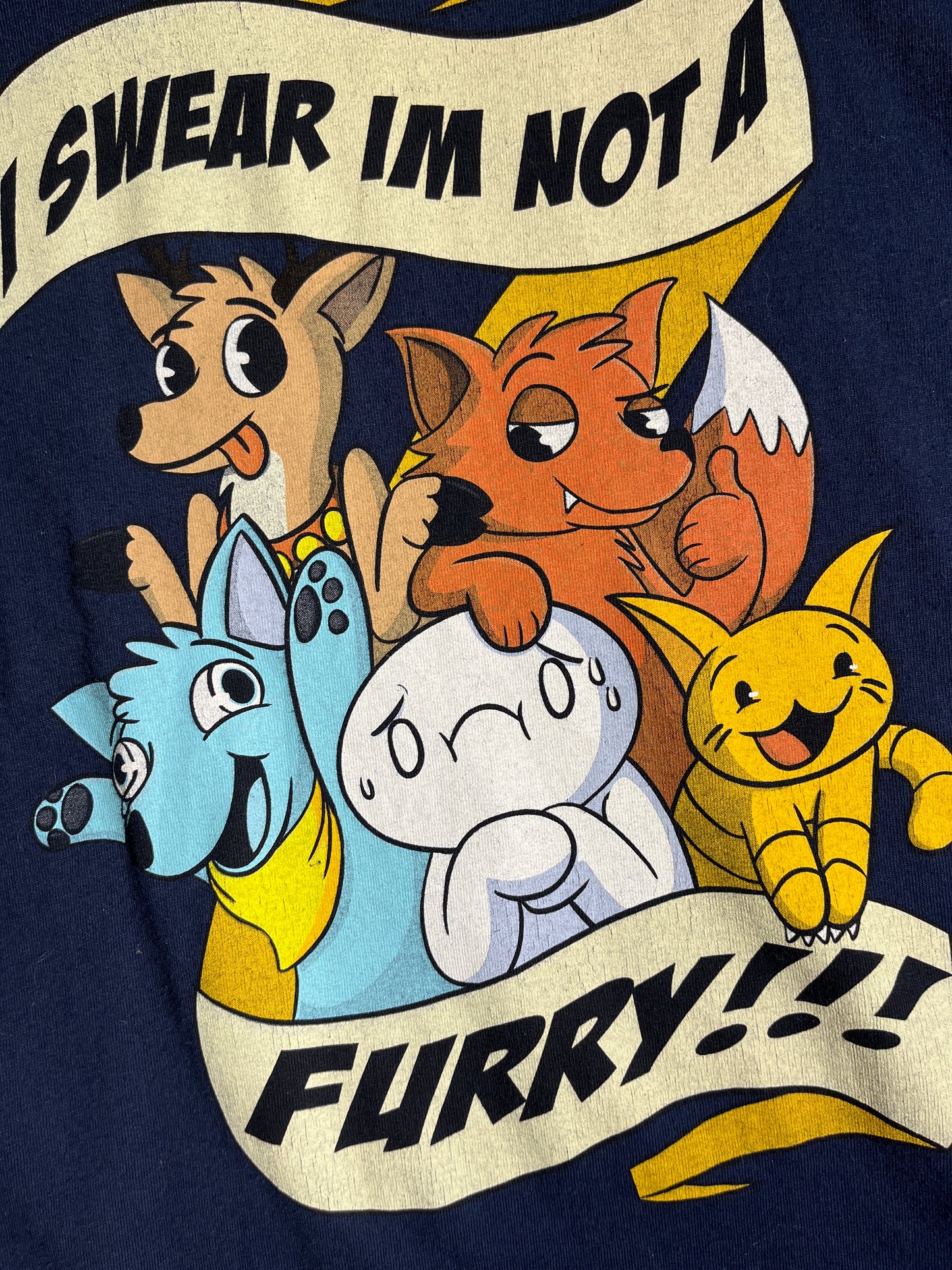 Vintage I swear im not a furry T-Shirt Animal Tee