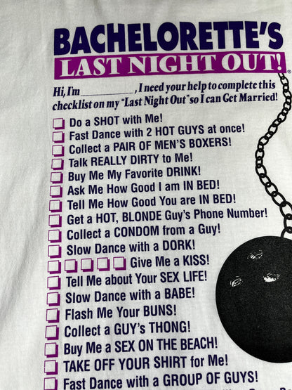 Vintage Bachelorettes T-Shirt TO do list
