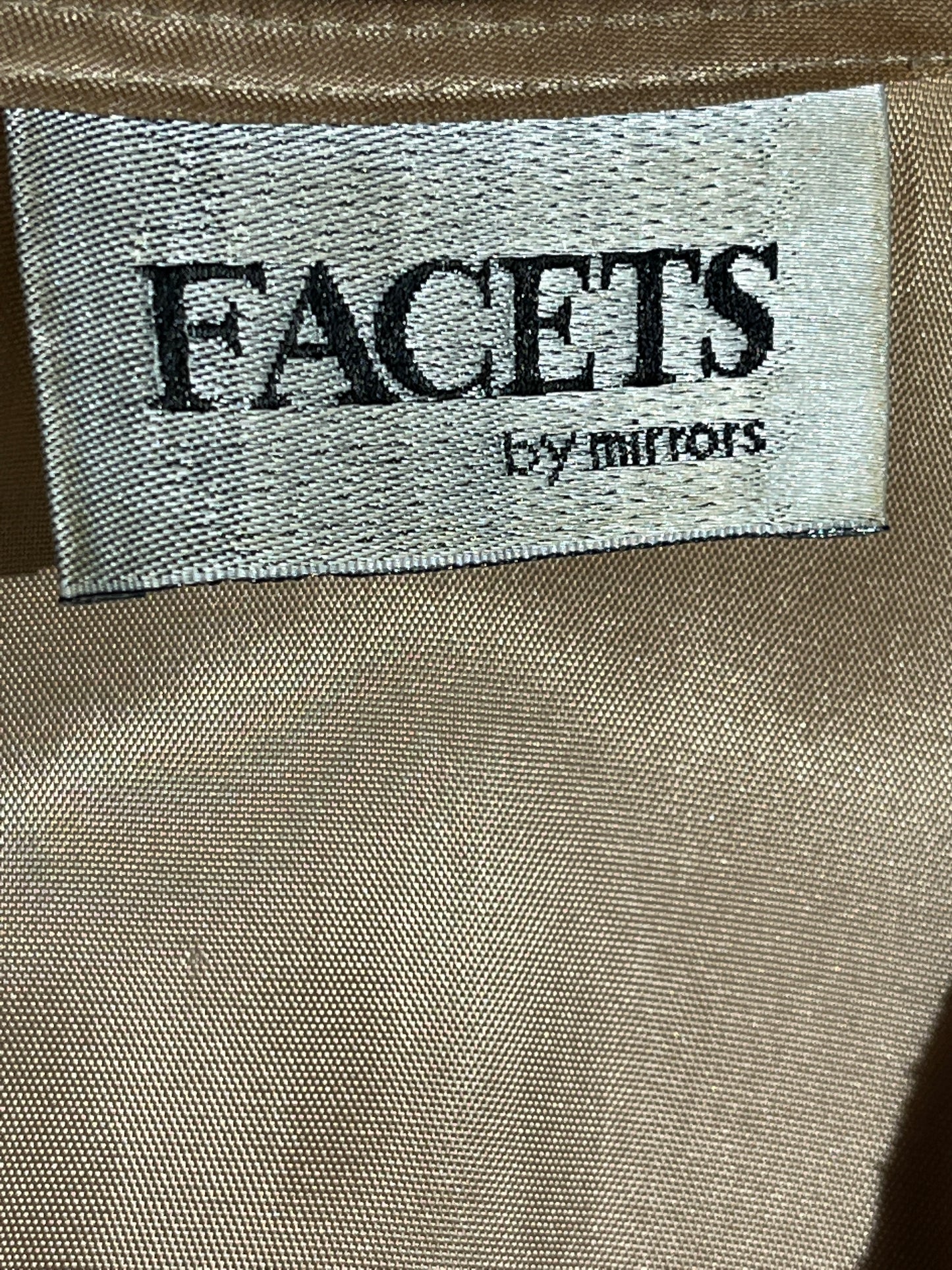 Vintage Facets Faces Vest