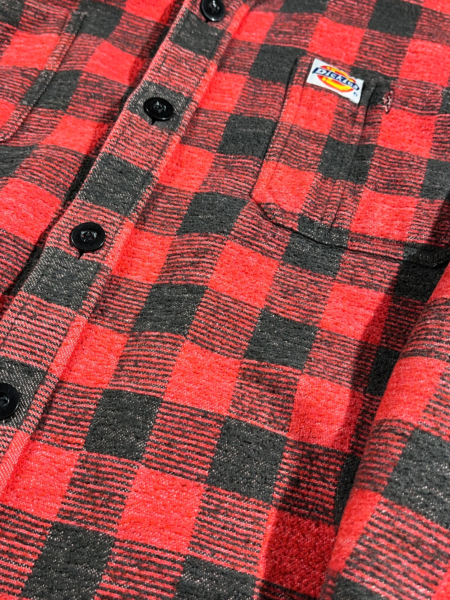 Vintage Dickies Flannel Jacket Button Up Shacket