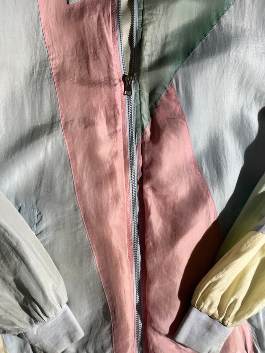 Vintage Silk Jacket Pastels EPIC