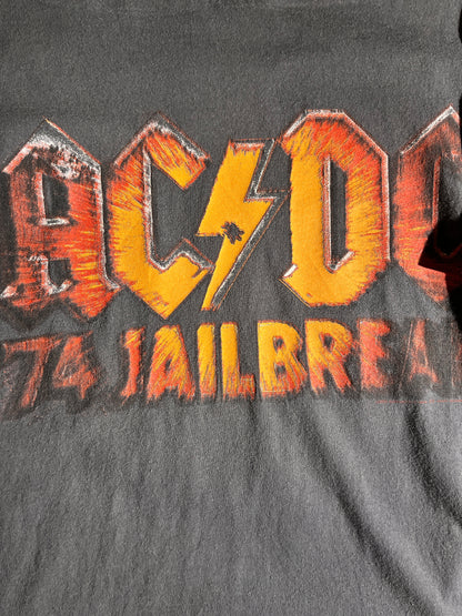 Vintage AC/DC Shirt Band '74 Jailbreak