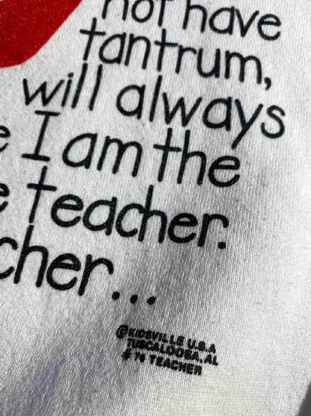 Vintage I Am The Teacher Crewneck