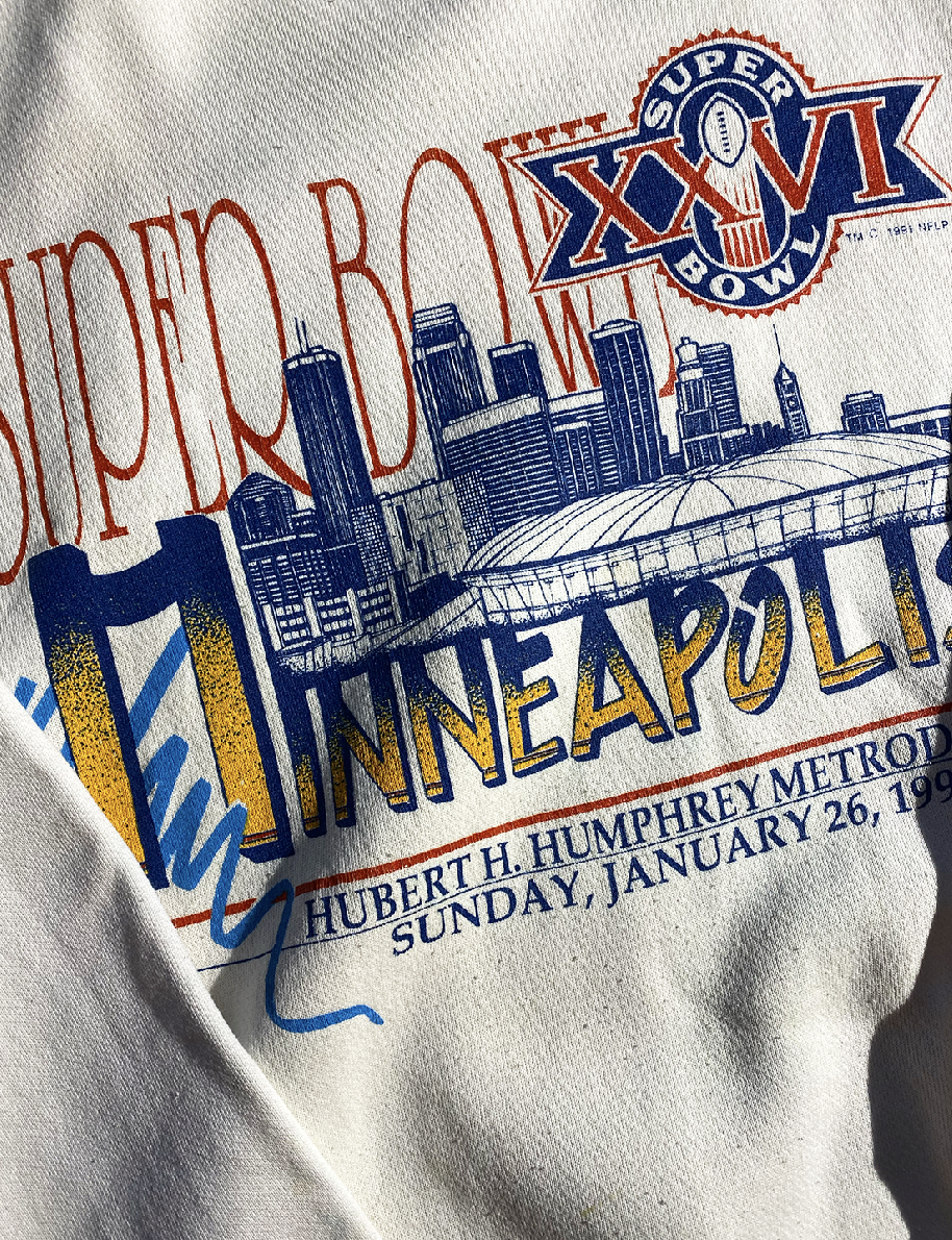 Vintage Minneapolis Superbowl Crewneck