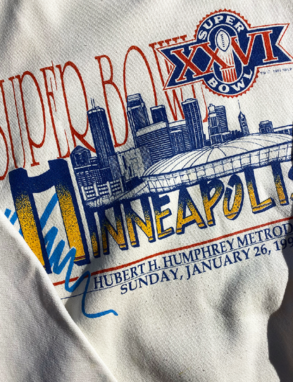 Vintage Minneapolis Superbowl Crewneck