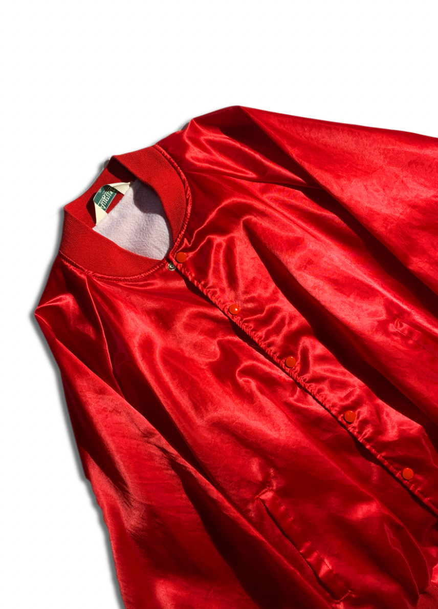 Vintage Red Bomber Jacket