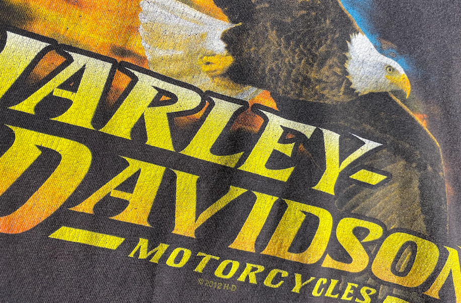 Vintage Harley Davidson T-Shirt Animal Tee