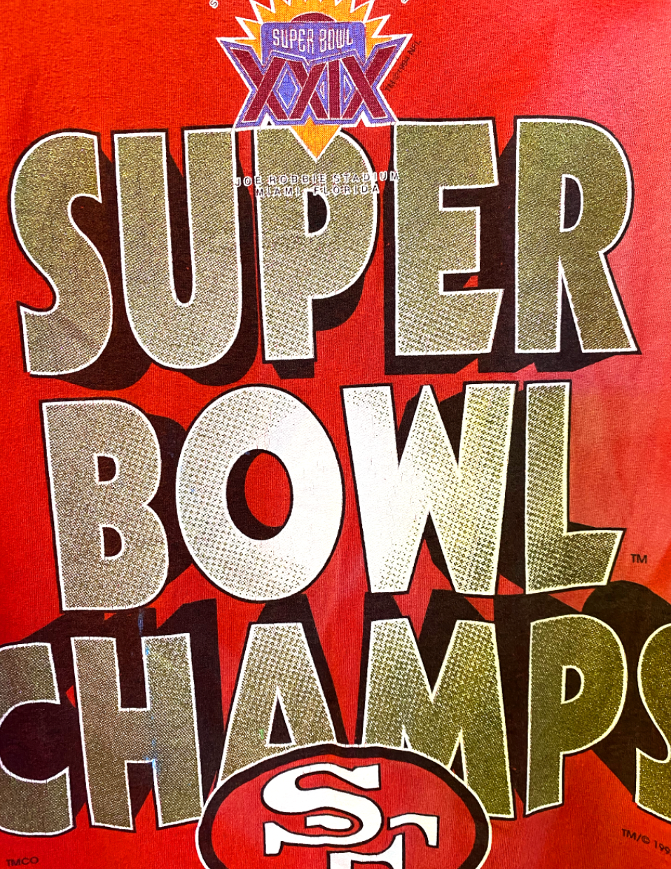 Vintage 49ers Super Bowl T-shirt
