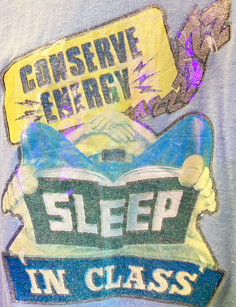 Vintage Conserve Energy T-Shirt School