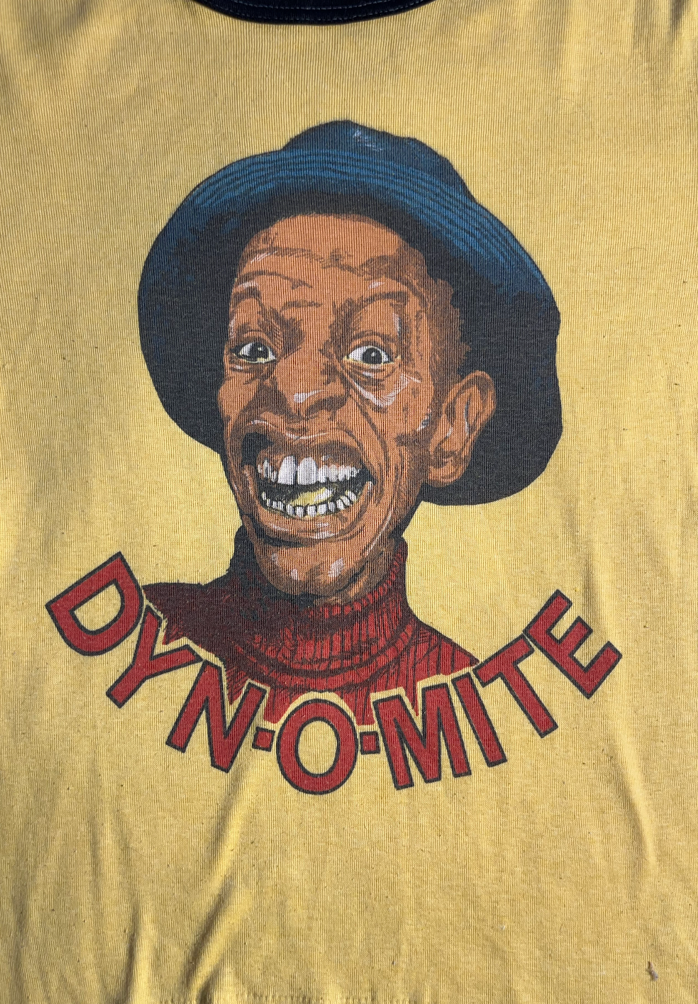 Vintage Dyn-O-Mite T-Shirt 1970s Jimmie WALKER GOOD TIMES
