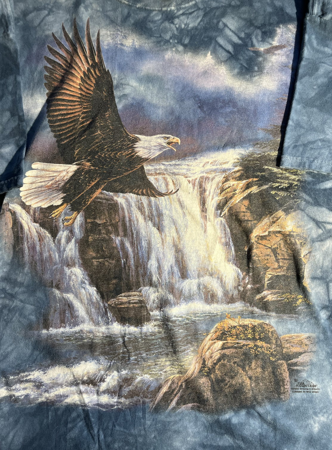 Vintage The Mountain Tie-Dye T-Shirt Animal Tee