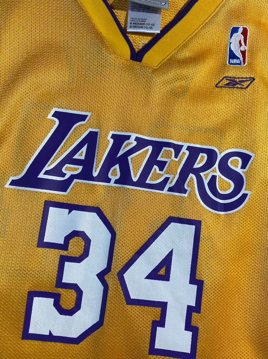 Vintage Lakers Shaquille O'Neil Jersey Reebok