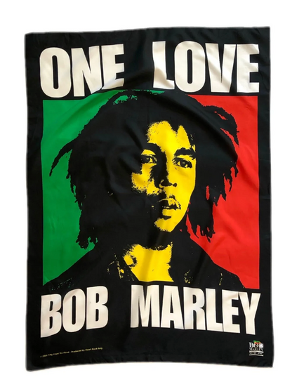 Vintage Bob Marley Silk Banner Wall Huge 2000