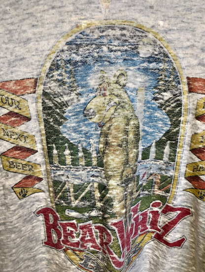Vintage Bear Whiz T-Shirt (ULTRA THIN) 1986 Animal Tee