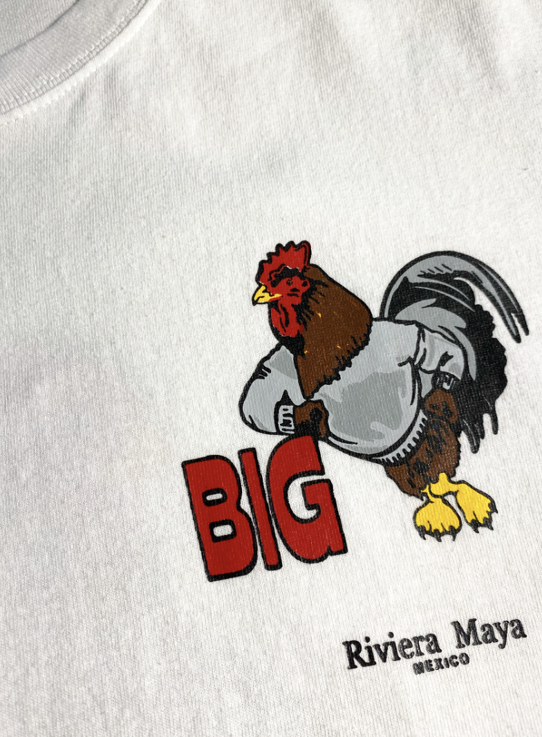 Vintage Big Rooster T-Shirt Animal Tee