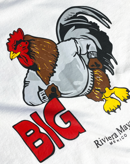Vintage Big Rooster T-Shirt Animal Tee